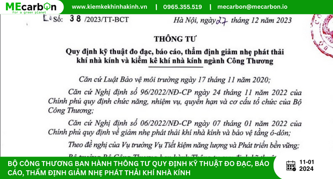 Thông tư số 38/2023/TT-BCT 